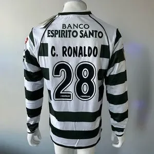 Reebok | Shirts | Cristiano Ronaldo Sporting Lisbon New Mens Retro